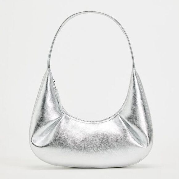 ZARA METALLIC OVAL SHOULDER BAG - Picture 4 of 8